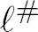 lsharp.gif l^#